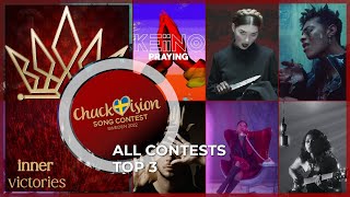 🔝3️⃣ TOP 3 of every Chuckvision Song Contest 🔝3️⃣