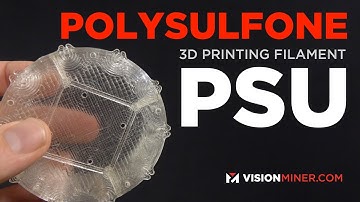 Polysulfone (PSU) Filament in 3D Printing FFF / FDM - High-Temp, Chemically Resistant SuperPolymer
