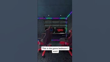 I made secrete gaming room #3danimation #shorts #gamingroom