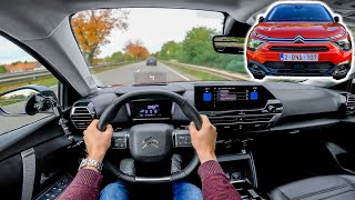 Citroën C4 2022 | 1.2 PureTech 130 hp | POV test drive | 0100 | 2023