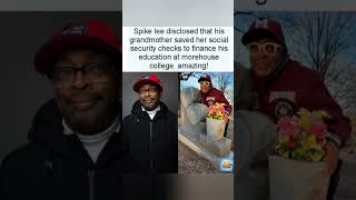 Spike Lee’s grandmother funded his Morehouse education using her Social Security checks. 🎓👵🏾#Success