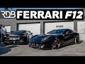 #RDBLA 2 SATIN BLACK FERRARI'S F12 AND 488, HOW TO PLASTIDIP NEW HAIR METHOD. *TWINNING*