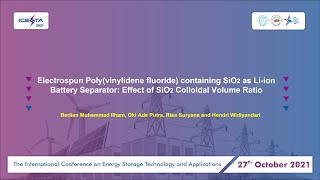 2B_6_Electrospun Poly(vinylidene fluoride) containing SiO2 as Li-ion Battery Separator: Effect