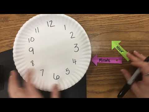 Video: How To Make A Paper Clock