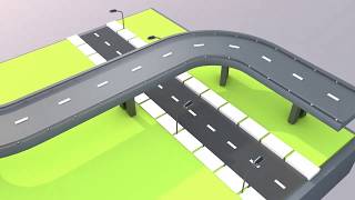 Streets and Bridges Cinema 4d Test Film