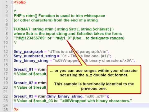 php rtrim  New 2022  PHP rtrim() function - Trim end of string (right trim) in PHP