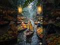 Tinku Found a Secret Floating Jungle Market 🌧️🍌 Ultra Realistic AI #banglacartoon #shorts #viral