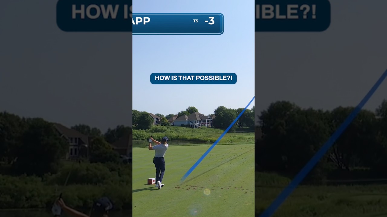 NEARLY an ace for Jake Knapp! 😱