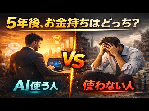 AIを使う人は5年後こうなる…知らないと損します