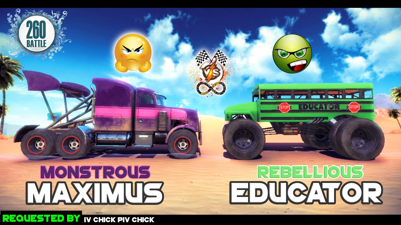 Off The Road Maximus Vs Educator | INFINITE OTR | Epic Battle Android ...