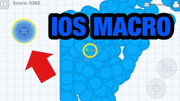 Agar.io - IOS macro! 100% real! No PC no jailbreak just ios device!