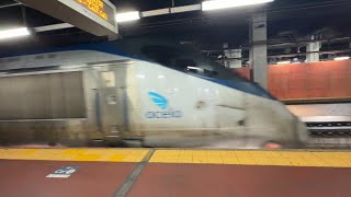 Philadelphia to New York City Amtrak High Speed Train 2024