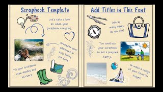How To Make A Videoscribe Animation - Scrapbook Theme