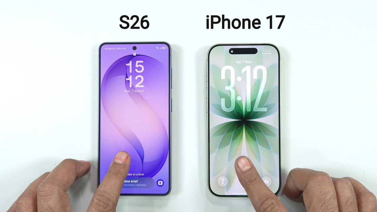Samsung S26 vs iPhone 17 - Speed Test