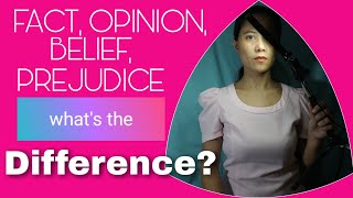 DIFFERENCES OF FACT, OPINION, BELIEF, PREJUDICE | Matrix Presentation THROUGH RELATED STATEMENTS