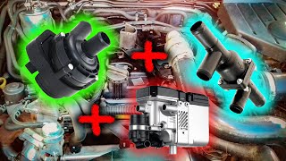 🔸 Additional pump to the cooling system. How to connect the Webasto correctly. (multi subtitles)