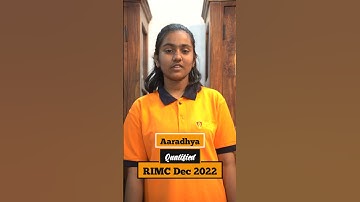 Aaradhya Qualified RIMC Dec 2022  #best_rimc_coaching_academy #shorts #rimc