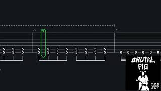 Quiero Sentir Tu Clitoris - Brutal Pig - Guitar Tab  tutorial 🎸