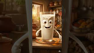 हल्दी और दूध के फायदे # new kids @ animation funny video