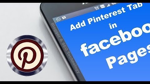 How to Add Pinterest tab on Facebook Pages