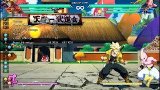 DBFZ Trunks mid-screen flip 2H bait