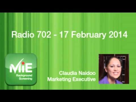 MIE on Radio702 - CV Fraud