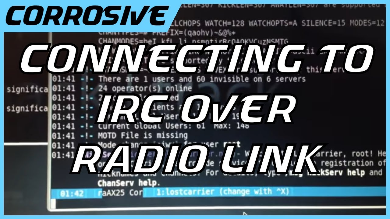 Connecting to IRC over Radio AX.25 Link