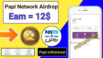 New Airdrop Today | 12$ Instant Withdraw Airdrop | Papi Network Airdrop | New Crypto Loot