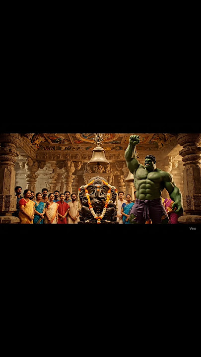 Hulk Has a UNIQUE Way of Ringing the Temple Bell🔔#Hulk #Funny #Comedy #Marvel #SpiderMan