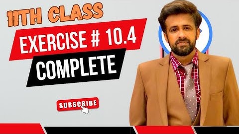 11th Class Math || 1st year math exercise 10.4 question 5 || Exercise 10.4 Complete || #1styearmath