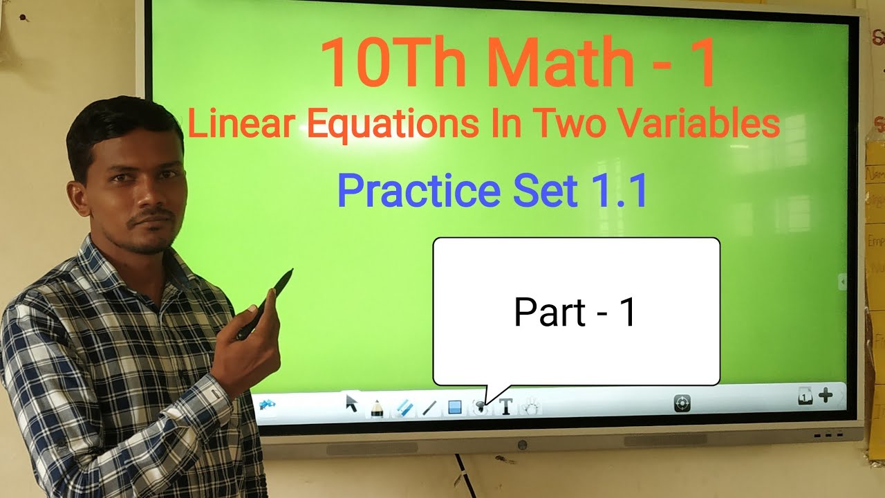 10 class math part 1 practice set 1.1 - YouTube