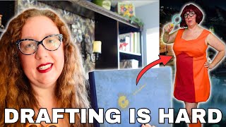 I tried to draft my own vintage pattern (spoiler: it didn't go well)