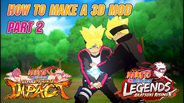 How to make a 3d mod for Naruto Shippuden: Ultimate Ninja Impact: Part 2: 3D Skins [Tutorial]