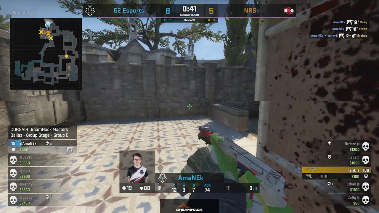 CS:GO - Amanek 1v4 - YouTube