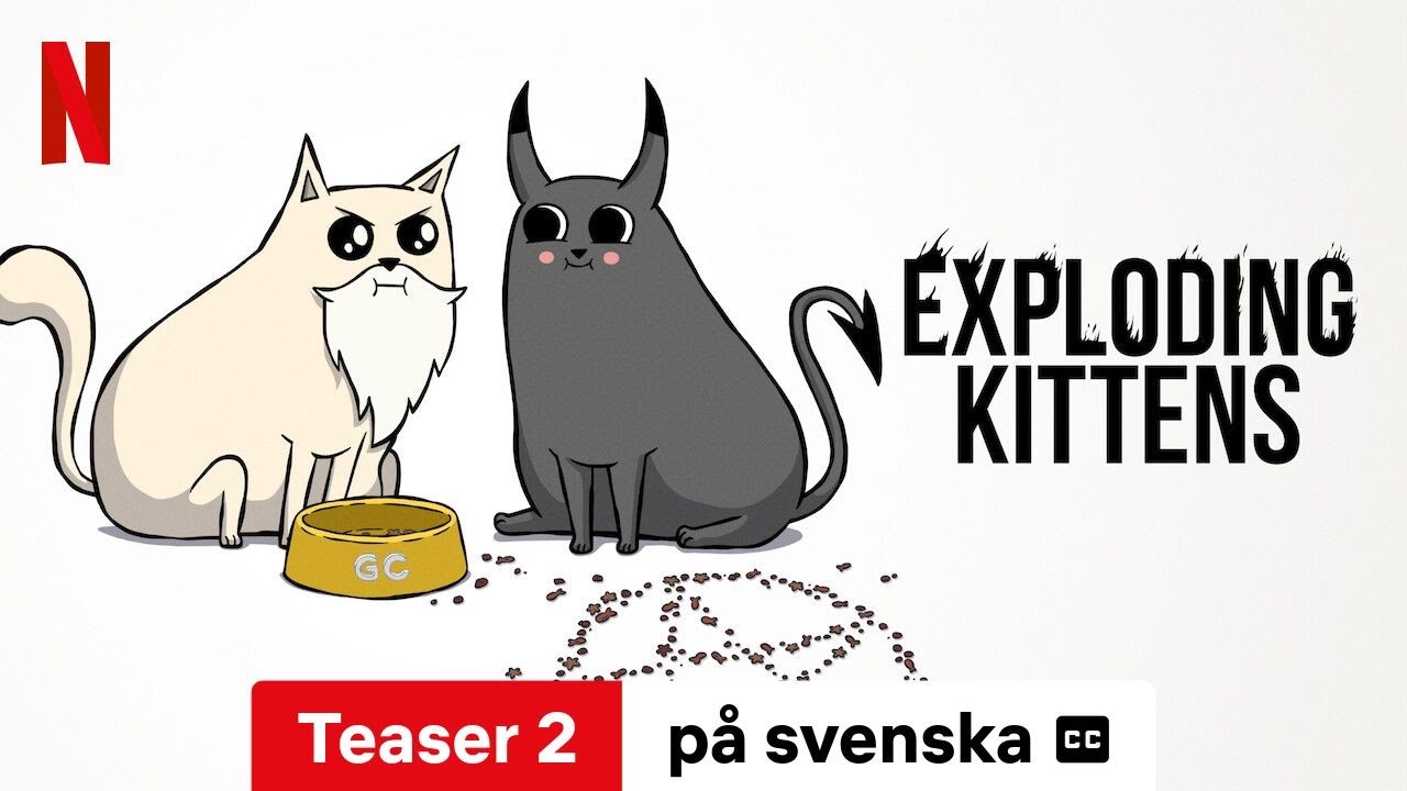 Exploding Kittens (Säsong 1 Teaser 2 med undertexter) | Trailer på svenska | Netflix