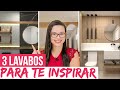 3 IDEIAS DE LAVABOS DIFERENTES - Mariana Cabral