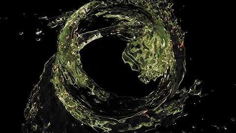 LightWave open VDB Examples V2 (lw particle system + open vdb) Renderer Octane PBR.