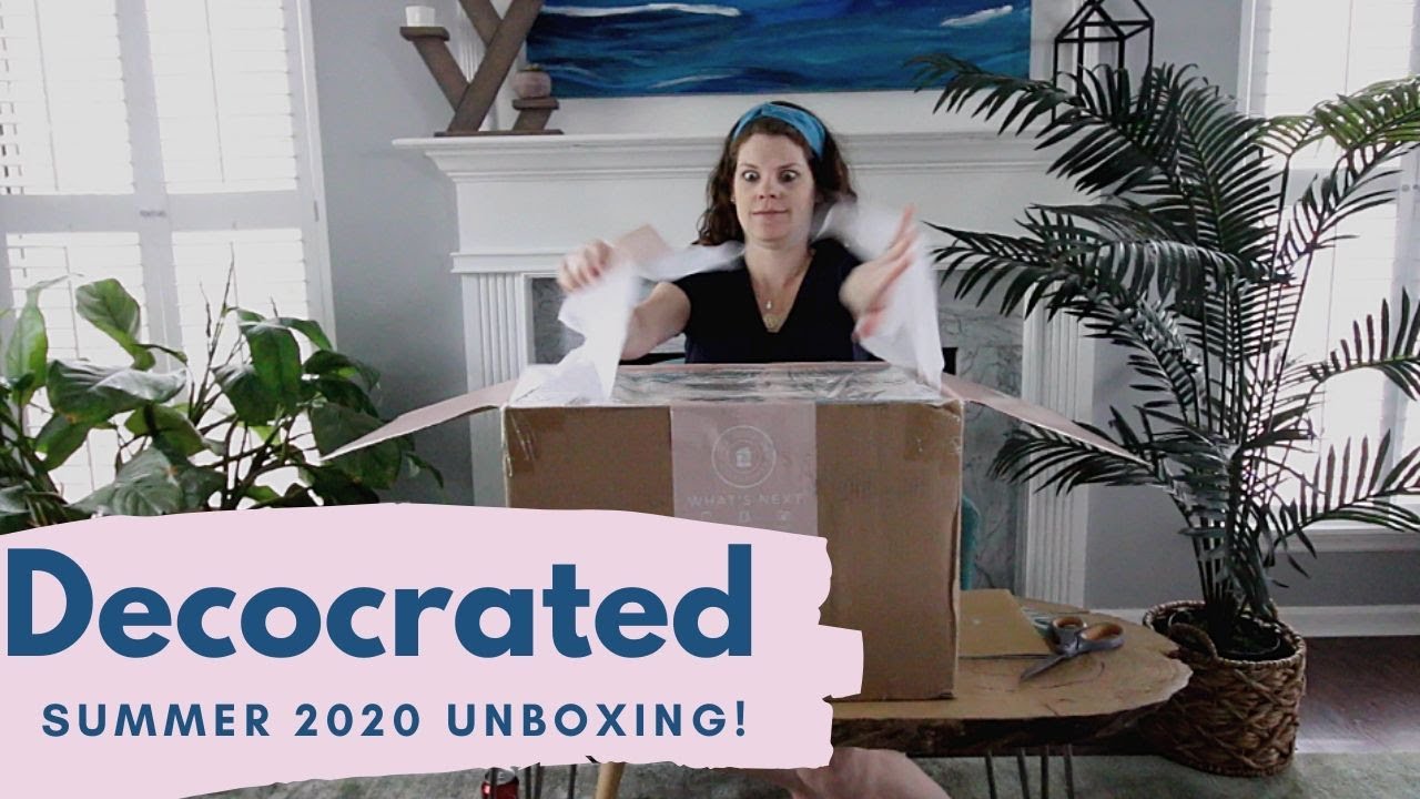 Decocrated Home Decor Subscription Box Summer 2020 unboxing & review