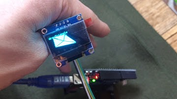 014. Arduino 아두이노 - 0.96" OLED LCD Module  OLED LCD 모듈 사용하기 (use u8glib example)