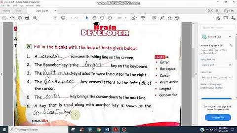 ICSE COMPUTER class 2 lesson 4