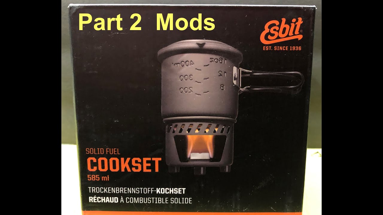 Тесты на кипение и нагревание кухонной плиты Esbit, часть 2. Модификации.