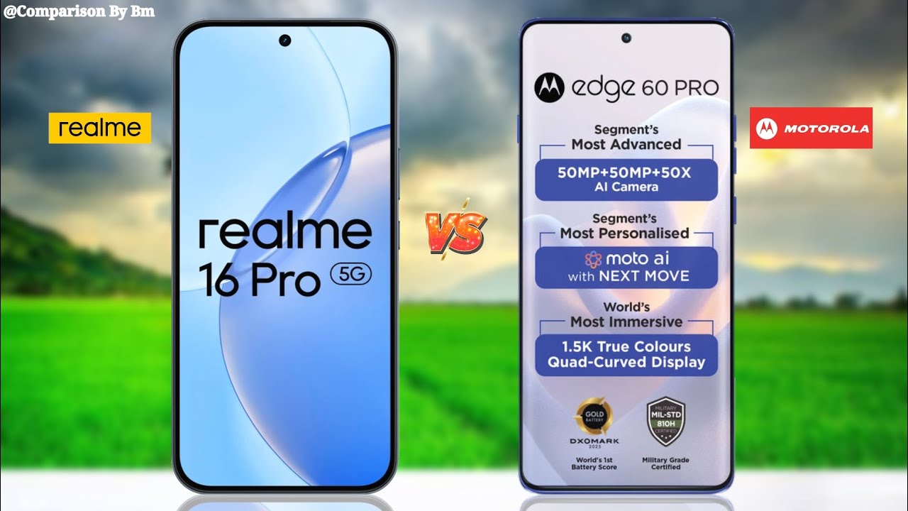 Realme 16 Pro 5G Vs Moto Edge 60 Pro 5G :-⚡ Full Comparison 💯