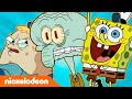 SpongeBob | 50 MINUTI di Squiddi e della Signora Puff che si arrabbiano DA IMPAZZIRE! | Nickelodeon