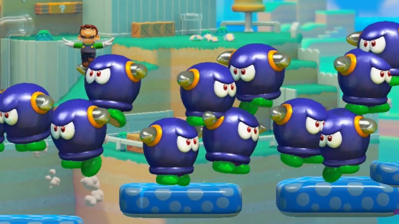 Super Mario Maker 2 ❤️ Endless Mode Walkthrough 25 Clears Daily with Skip Glitch #28