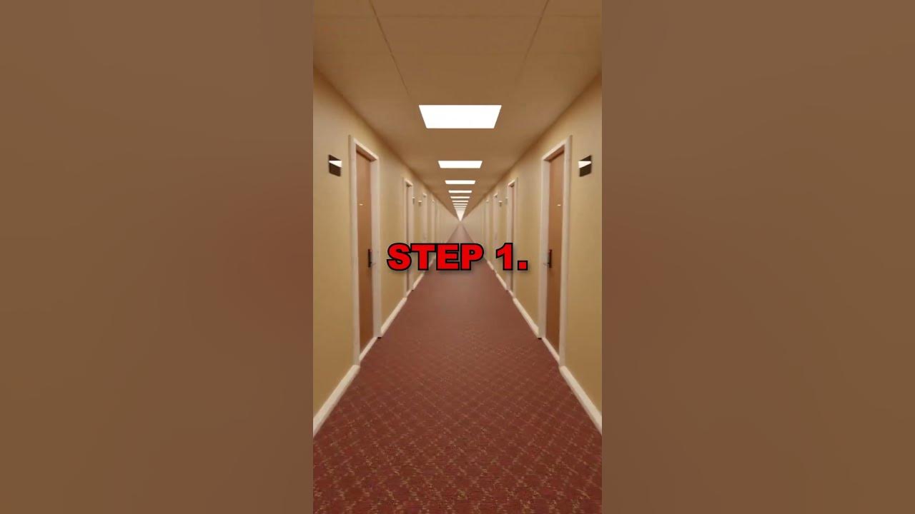 ⚠️HOW TO ENTER THE BACKROOMS - Found Footage #shorts #backrooms #creepypasta
