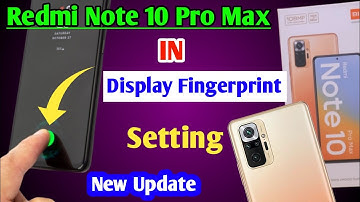 redmi Note 10 Pro Max in display fingerprint /redmi Note 10 Pro max display fingerprint lock lagaye