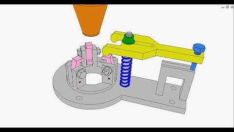 Self-centering fixture for conical works
