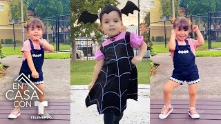 Salomé, la pequeña bailarina que ha cautivado las redes sociales | Telemundo