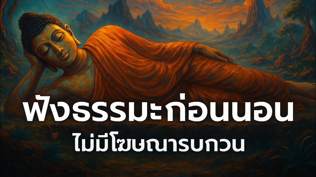ธรรมะก่อนนอนไม่มีโฆษณารบกวน-ฟังยาวๆ หลับลึก