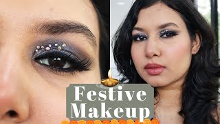 Dramatic Rhinestone Eye Makeup | Sonal Sagaraya | #amazonfinds